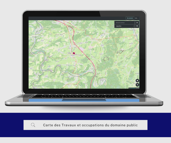 Carte des Travaux et occupations du domaine public