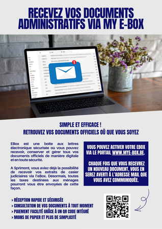 Recevez vos documents administratifs via My eBox — Sprimont - La Commune