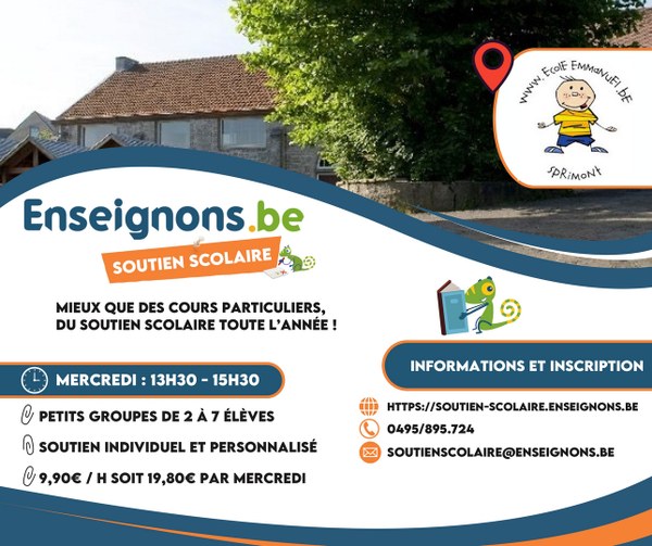 Soutien scolaire à Emmanuel