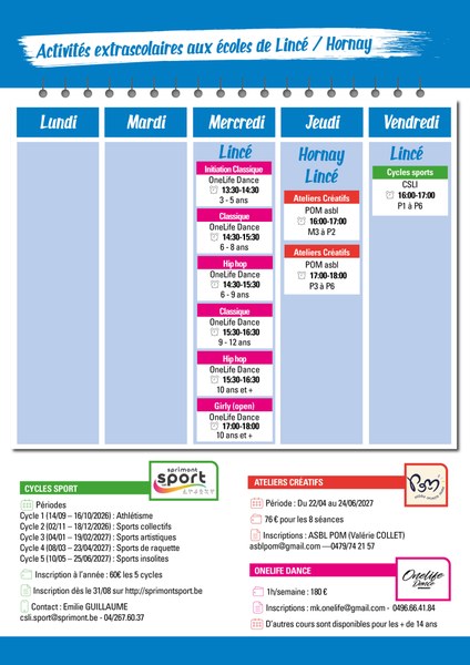 Lincé-Hornay 2026-27