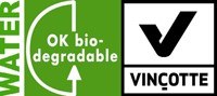 Water ok biodegradable Vincotte