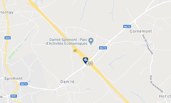 Cartographie - Localisation parking de covoiturage 1 Cartographie 1 - Localisation du parking de covoiturage